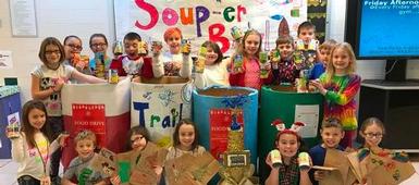 Roxboro Road Elementary Soup-er Bowl of Caring