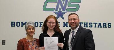 C-NS student selected for CNY Future Leaders of Tomorrow Award