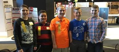 Roxboro Road Middle School students take part in Central NY Science and Engineering Fair