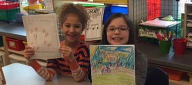 Smith Road Elementary students celebrate writing!