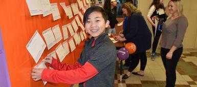 Roxboro Road Middle School celebrates National Happiness Day