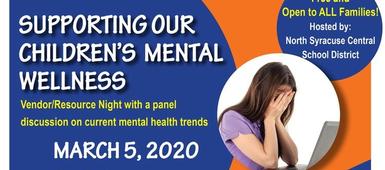 District Hosting “Supporting Our Children’s Mental Wellness” Resource Night and Panel Discussion on March 5