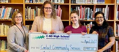 C-NS Students Raise Money for Contact Community Services
