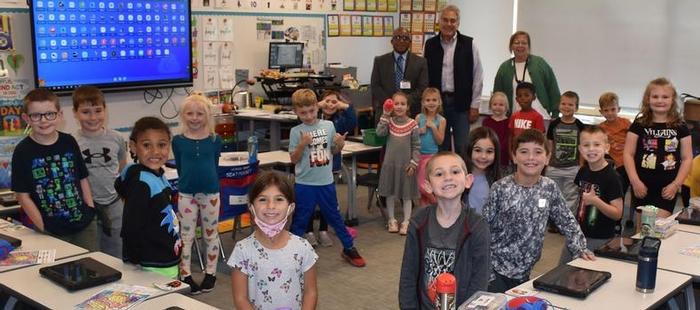 Local Lawmaker Visits Newly Renovated Karl W. Saile Bear Road Elementary School