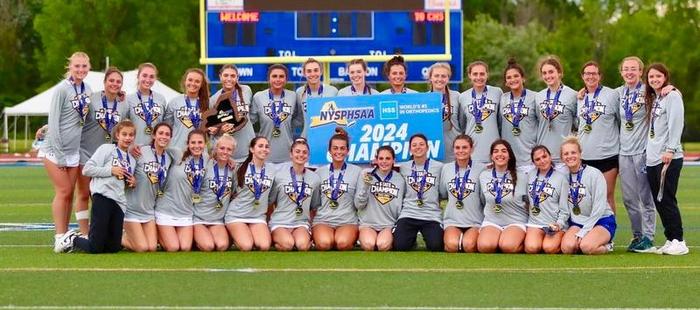 Girls lacrosse team takes New York State title!