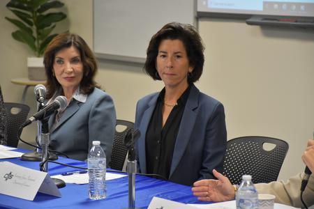 Panelists included New York State Governor Kathy Hochul and US Secretary of Commerce Gina Raimondo