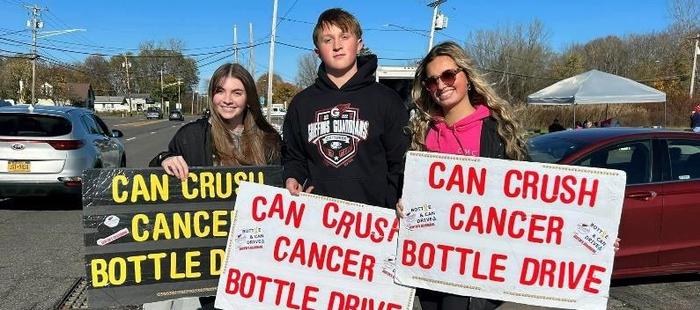 Cicero-North Syracuse High School Senior Kevin Toms kicks off the 5th Annual CAN CRUSH CANCER event!